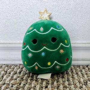 Squishmallows Leama the Christmas Tree 4" Stuffed Plush